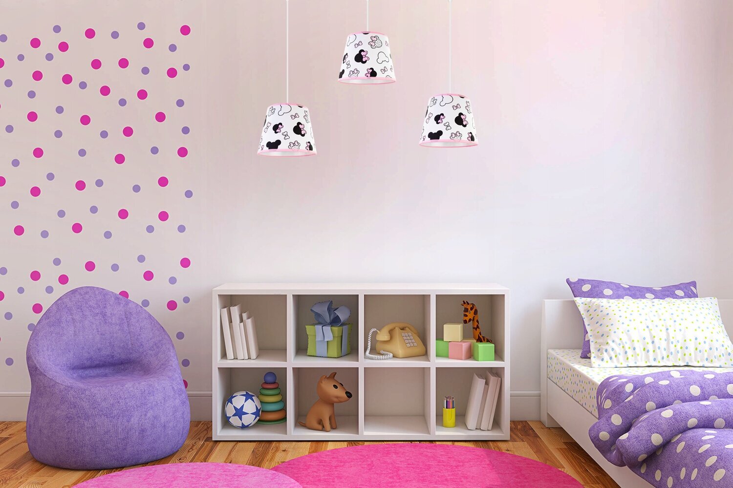 LightHome lasten Minnie Minnie hinta ja tiedot | Lastenhuoneen valaisimet | hobbyhall.fi