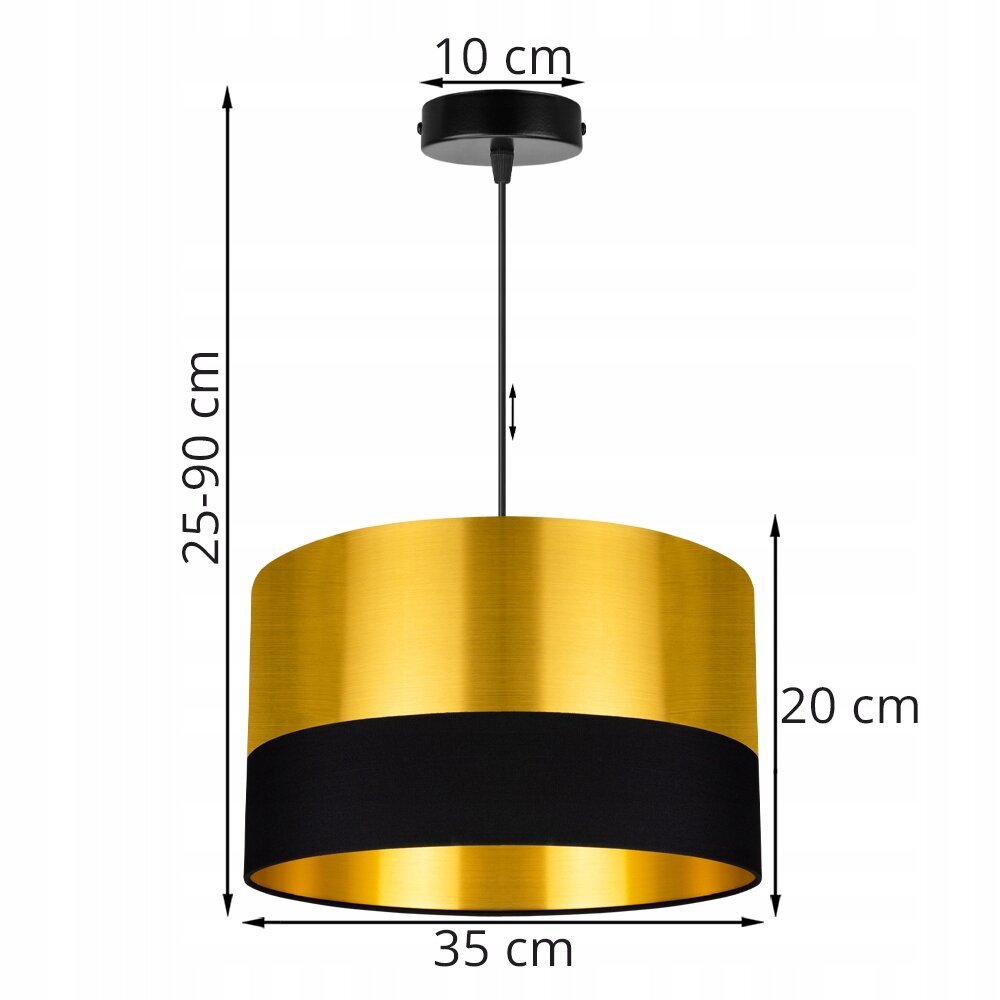 LightHome riipus kultainen hinta ja tiedot | Riippuvalaisimet | hobbyhall.fi