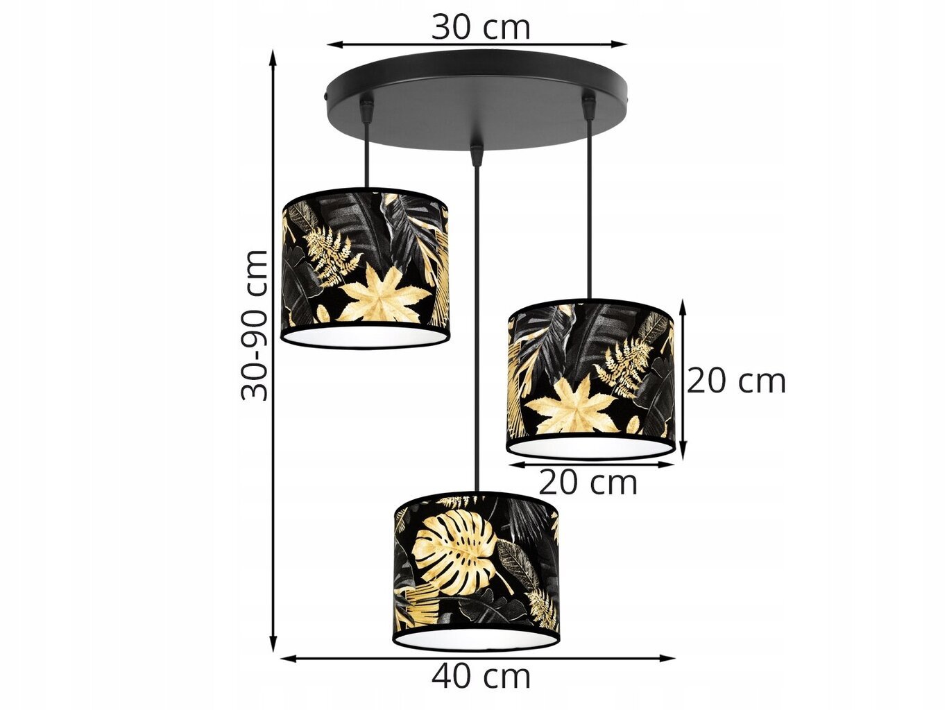 LightHome riipus Kultakukat hinta ja tiedot | Riippuvalaisimet | hobbyhall.fi