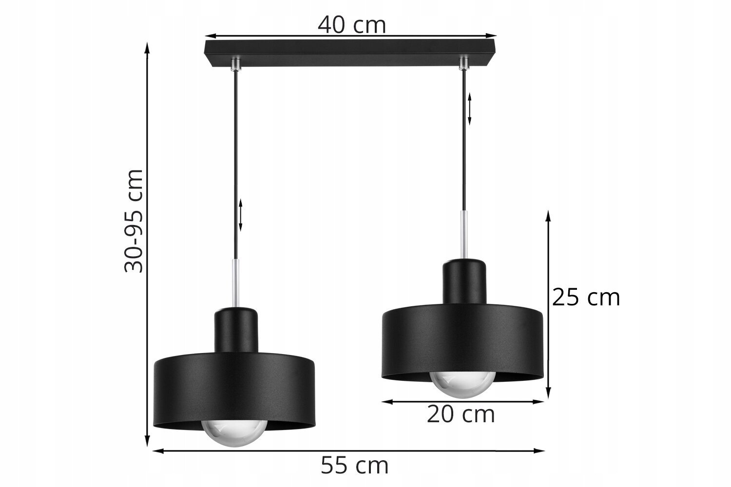 LightHome riipus Barcelona hinta ja tiedot | Riippuvalaisimet | hobbyhall.fi