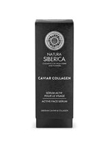 Aktivoiva kasvoseerumi kollageenilla ja mustalla kaviaarilla Natura Siberica Caviar Collagen 30 ml hinta ja tiedot | Kasvoöljyt ja seerumit | hobbyhall.fi