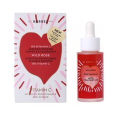 Tehohoito, Wild Rose (Bi-phase Booster), 30 ml hinta ja tiedot | Kasvoöljyt ja seerumit | hobbyhall.fi