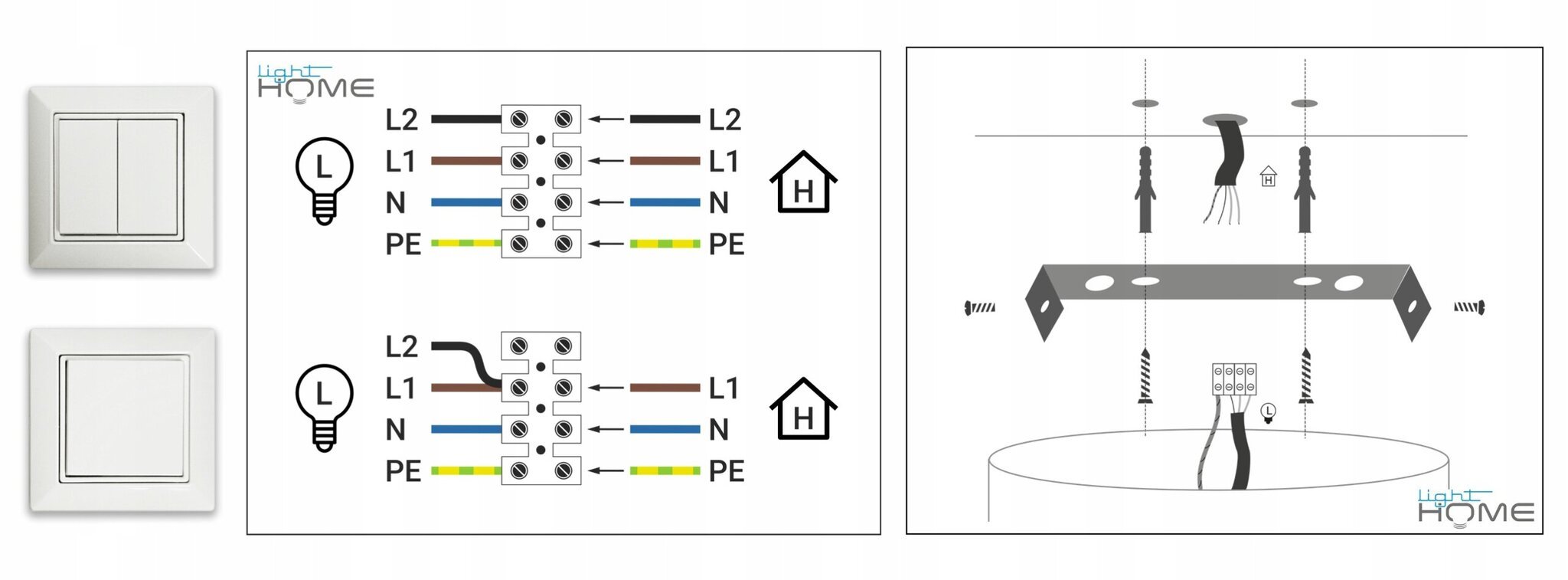 LightHome riipus Toronto hinta ja tiedot | Riippuvalaisimet | hobbyhall.fi