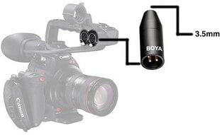 Boya adapteri 3,5 mm TRS - XLR BY-35C-XLR hinta ja tiedot | Kameratarvikkeet | hobbyhall.fi