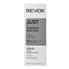 Serum Revox Just Glycolic Acid 20% Tonning Solution -seerumi, 30 ml hinta ja tiedot | Revuele Hajuvedet ja kosmetiikka | hobbyhall.fi