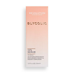 Revolution Skincare Glycolic Acid 10% ihoseerumi 30 ml hinta ja tiedot | Kasvoöljyt ja seerumit | hobbyhall.fi