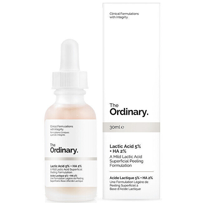 Kasvoseerumi The Ordinary Lactic Acid 5% + HA 2%, 30 ml hinta ja tiedot | Kasvoöljyt ja seerumit | hobbyhall.fi