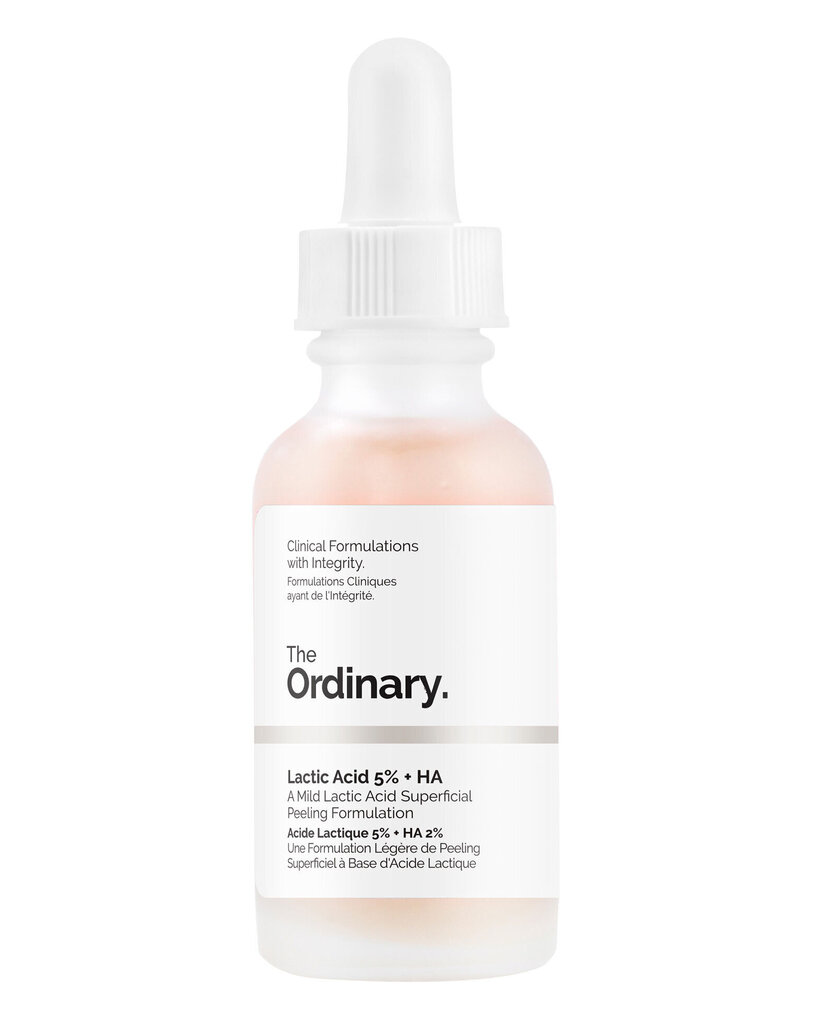 Kasvoseerumi The Ordinary Lactic Acid 5% + HA 2%, 30 ml hinta ja tiedot | Kasvoöljyt ja seerumit | hobbyhall.fi