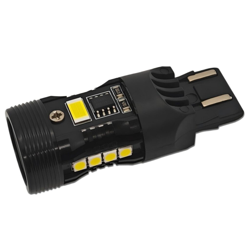 LED-lamppu W21/5W, 7443 12V vikasietoinen, valkoinen EU-USA hinta ja tiedot | Polttimot | hobbyhall.fi