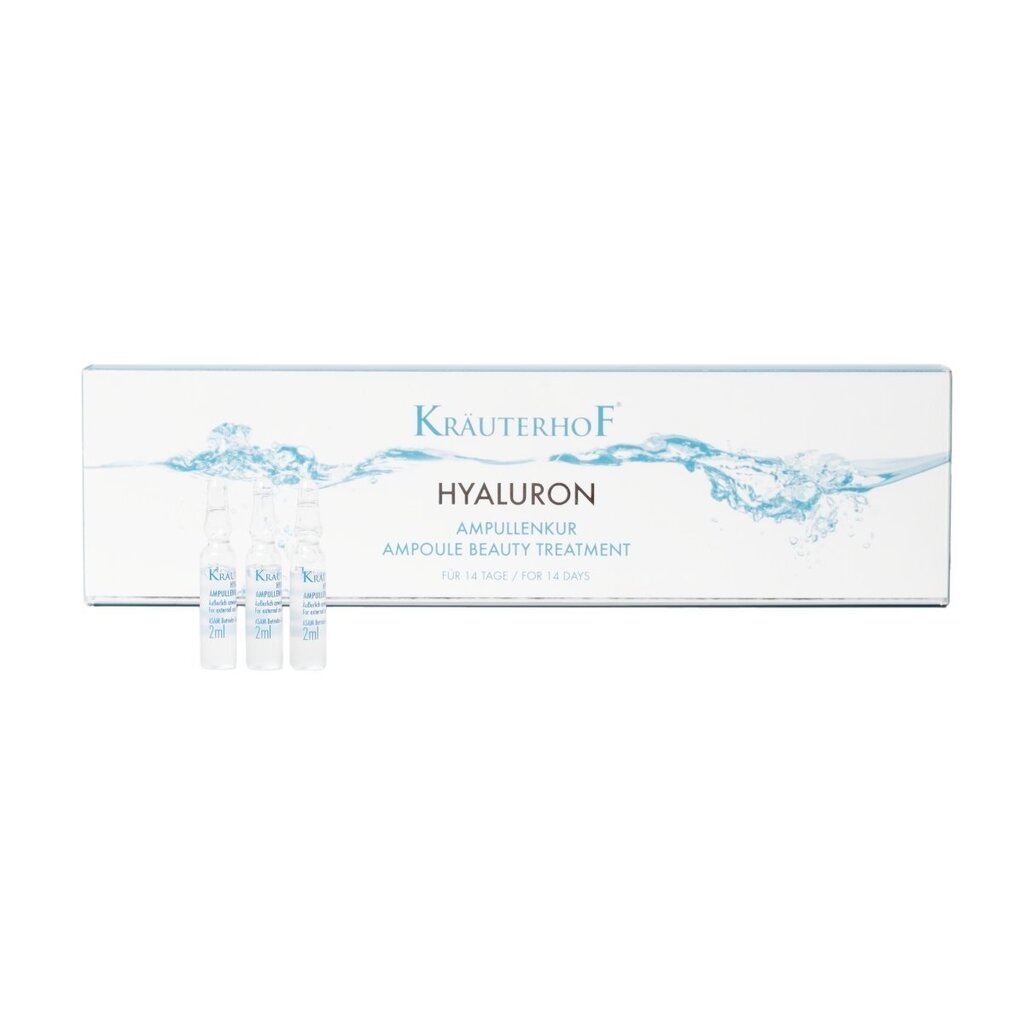 Kräuterhof Kasvojen ampullit Hyaluron Phytocomplex 14 x 2 ml hinta ja tiedot | Kasvoöljyt ja seerumit | hobbyhall.fi