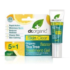 Dr. Organic Skin Clear -hoitogeeli finneille, 10 ml hinta ja tiedot | Kasvoöljyt ja seerumit | hobbyhall.fi