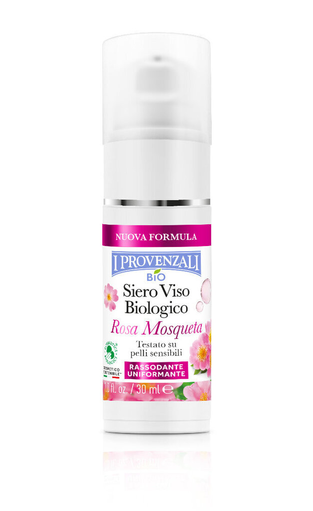 I Provenzali Rosa Mosqueta Organic kasvoseerumi 30ml hinta ja tiedot | Kasvoöljyt ja seerumit | hobbyhall.fi