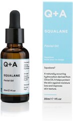 Q+A Squalane Facial Oil kasvoöljy 30 ml hinta ja tiedot | Kasvoöljyt ja seerumit | hobbyhall.fi