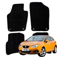 Lattiamatot Seat Ibiza 4 IV VELOR 2008-2017 B hinta ja tiedot | Auton tekstiilimatot | hobbyhall.fi