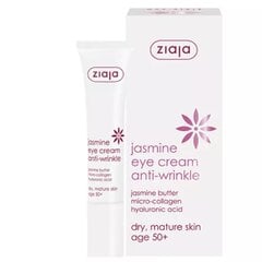Silmävoide Ziaja Jasmine Eye Cream Anti-Wrinkle, 15 ml hinta ja tiedot | Silmänympärysvoiteet ja seerumit | hobbyhall.fi