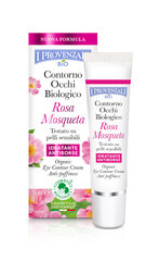 I Provenzali Rosa Mosqueta Organic silmävoide 15ml hinta ja tiedot | Silmänympärysvoiteet ja seerumit | hobbyhall.fi