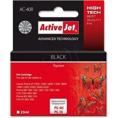 Mustepatruuna Activejet AC-40R Canon PG-40 / PG-50 (XL) musta hinta ja tiedot | Mustekasetit | hobbyhall.fi