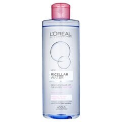 L'Oreal Paris Micellar Cleansing Water -puhdistusvesi herkälle ja kuivalle iholle 400ml hinta ja tiedot | Kasvojen puhdistusaineet | hobbyhall.fi