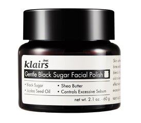 Klairs Gentle Black Sugar Facial Polish kasvokuorinta 110 g hinta ja tiedot | Klairs Hajuvedet ja kosmetiikka | hobbyhall.fi