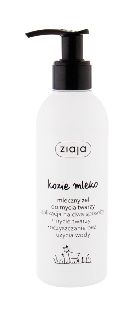 Ziaja Goat´s Milk puhdistusgeeli 200 ml hinta ja tiedot | Kasvojen puhdistusaineet | hobbyhall.fi