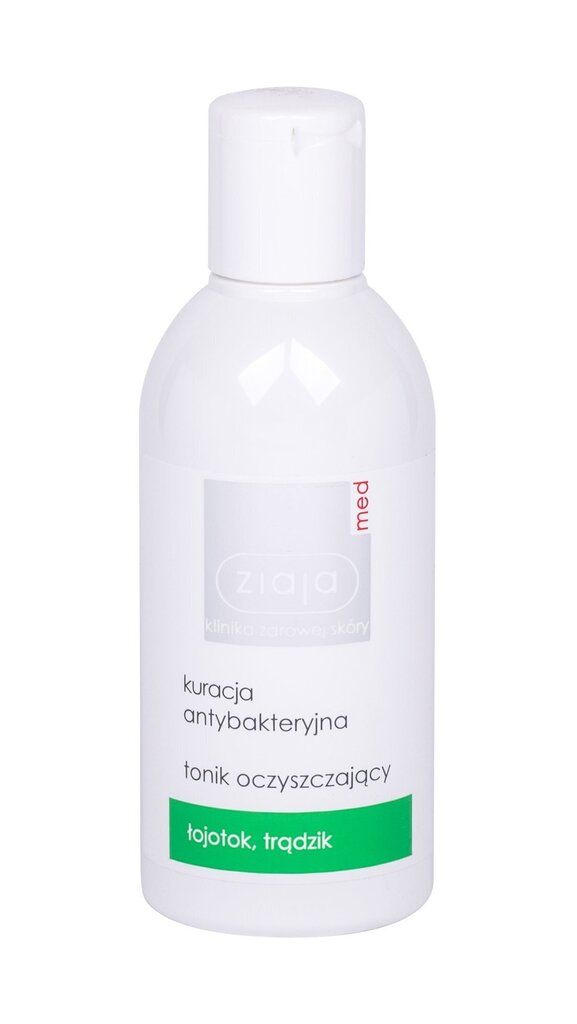 Ziaja Med Antibacterial Treatment Face Toner kasvovesi 200 ml hinta ja tiedot | Kasvojen puhdistusaineet | hobbyhall.fi