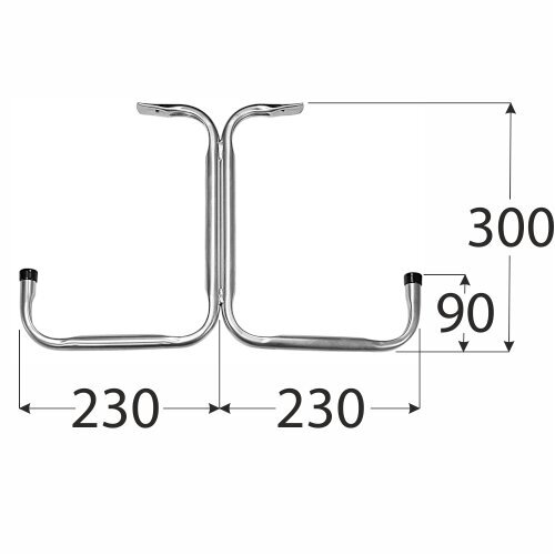 HST Seinäkoukku T 300x230x90 mm hinta ja tiedot | Käsityökalut | hobbyhall.fi