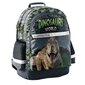 Koulureppu, dinosauruksilla, musta, 42 cm hinta ja tiedot | Koulureput ja -laukut | hobbyhall.fi