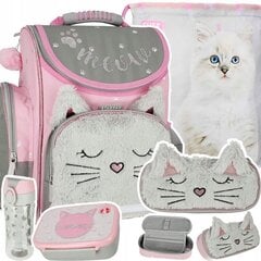 Koulureppu tarvikkeineen Starpak Plush Kitty 486153, 4 osaa hinta ja tiedot | Koulureput ja -laukut | hobbyhall.fi