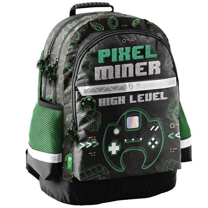 Koulureppu Paso Pixel Miner PP23HL-116, 22 l, 42x29x16 cm hinta ja tiedot | Koulureput ja -laukut | hobbyhall.fi