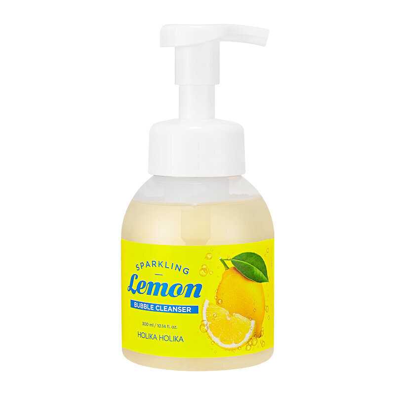 Meikinpoistoaine Holika Holika Carbonic Acid Lemon Bubble Cleanser, 300 ml hinta ja tiedot | Kasvojen puhdistusaineet | hobbyhall.fi