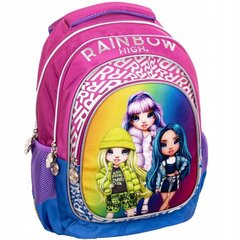 Koulureppu AB330 Rainbow High Silver Style 502022166, 20 l, 39x28x15 cm hinta ja tiedot | Koulureput ja -laukut | hobbyhall.fi