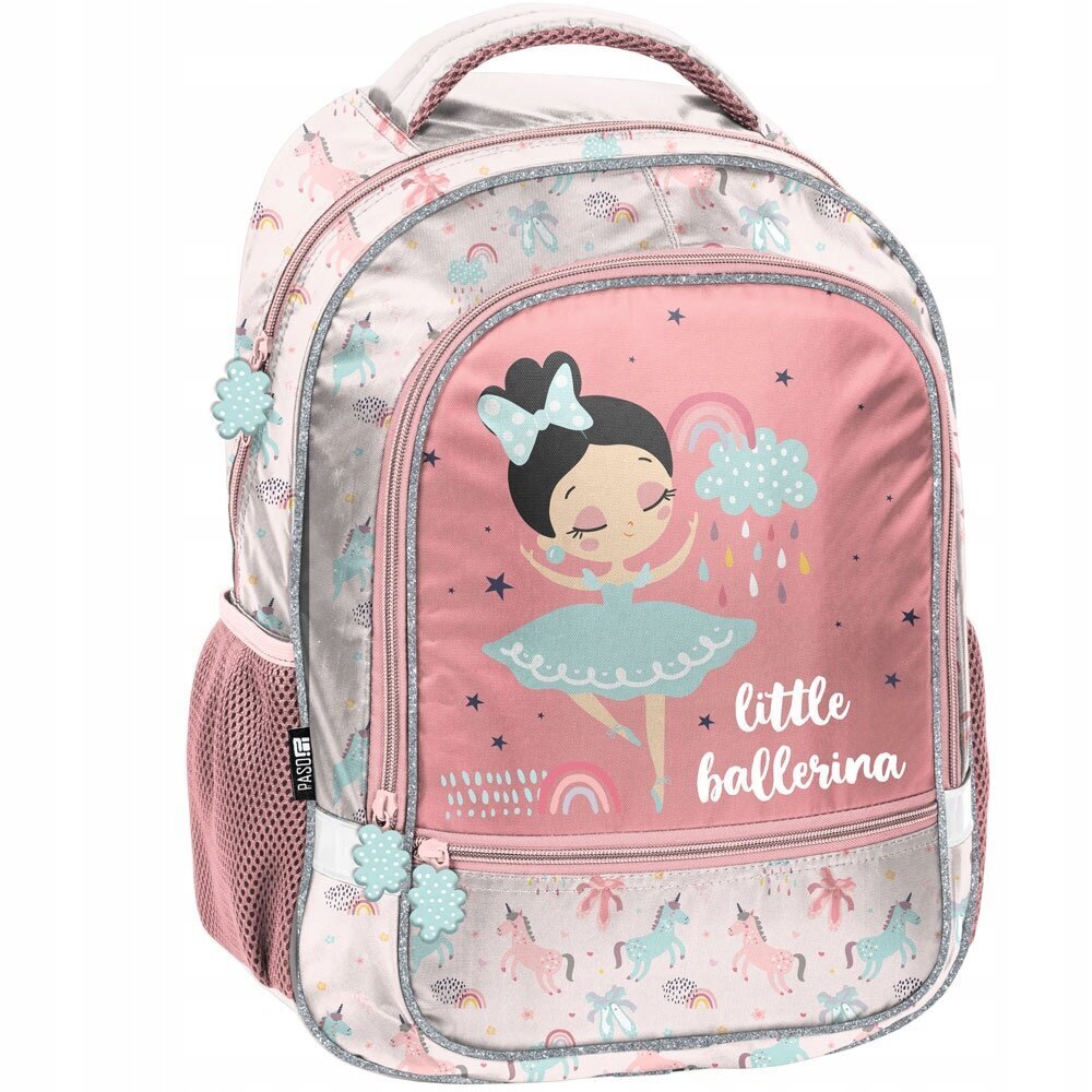 Koulureppu Paso Ballerina PP22BC-260, 18 l, 41x31x15 cm hinta ja tiedot | Koulureput ja -laukut | hobbyhall.fi