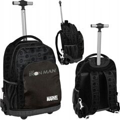 Koulureppu pyörillä BeUniq Iron Man Musta AV23SS-1231, 49x33x20 cm hinta ja tiedot | Koulureput ja -laukut | hobbyhall.fi