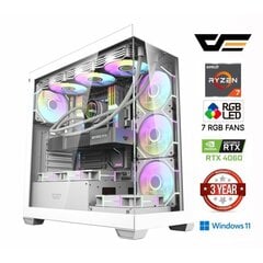 MULTI GAMING Ryzen 7 7800X3D 32GB 512GB SSD RTX 4060 Windows 11 hinta ja tiedot | Pöytätietokoneet | hobbyhall.fi