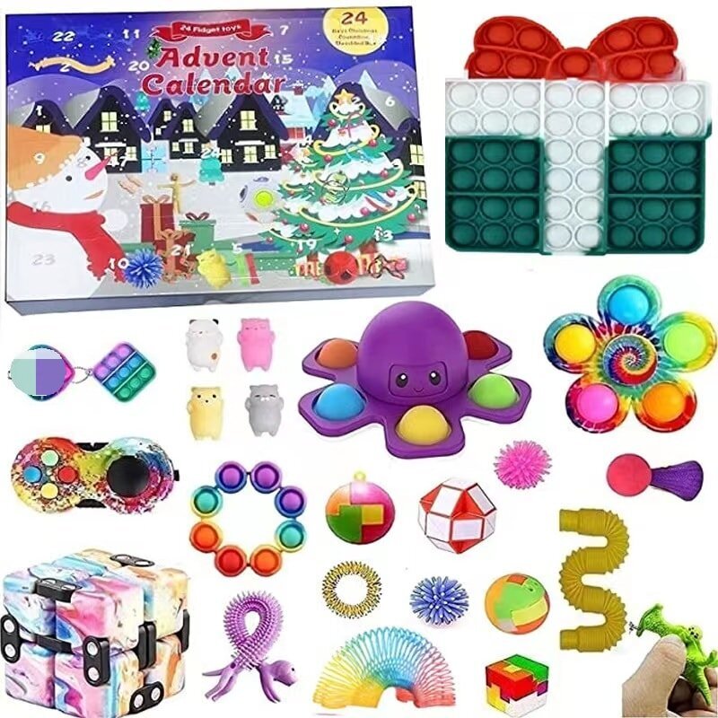 Fidget Advent Kalenteri hinta ja tiedot | Joulukoristeet | hobbyhall.fi