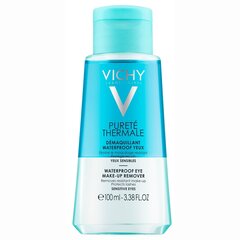 Vichy Purete Thermale silmämeikinpoistoaine 100 ml hinta ja tiedot | Kasvojen puhdistusaineet | hobbyhall.fi