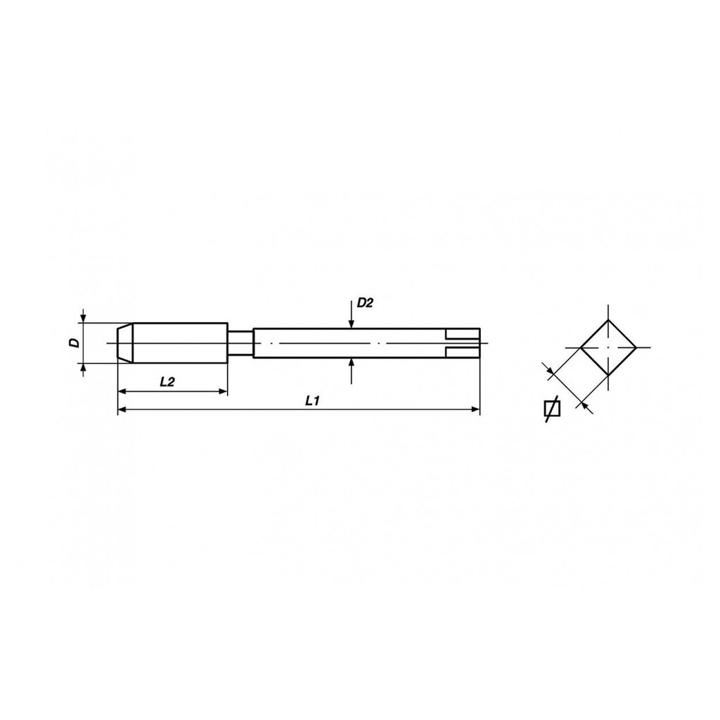 ALE! Käsihanasarja Volkel DIN 2181 HSS-G – M 20 x 1.0 (2 kpl) hinta ja tiedot | Käsityökalut | hobbyhall.fi