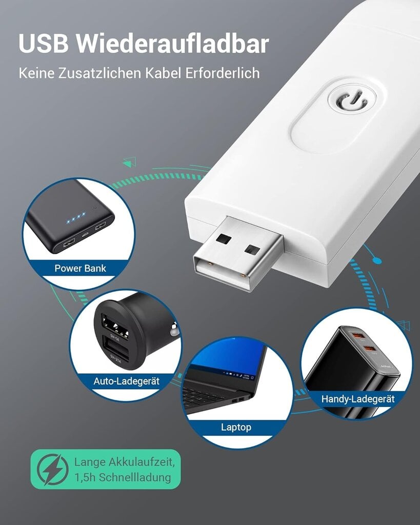 Lukuvalo Kirjapidike USB-lataus sängyn vieressä lukupidikevalo 2 valoa Säädettävä kirkkaus Kirjavalo Lämmin valkoinen lukuvalo - valkoinen hinta ja tiedot | Pöytävalaisimet | hobbyhall.fi