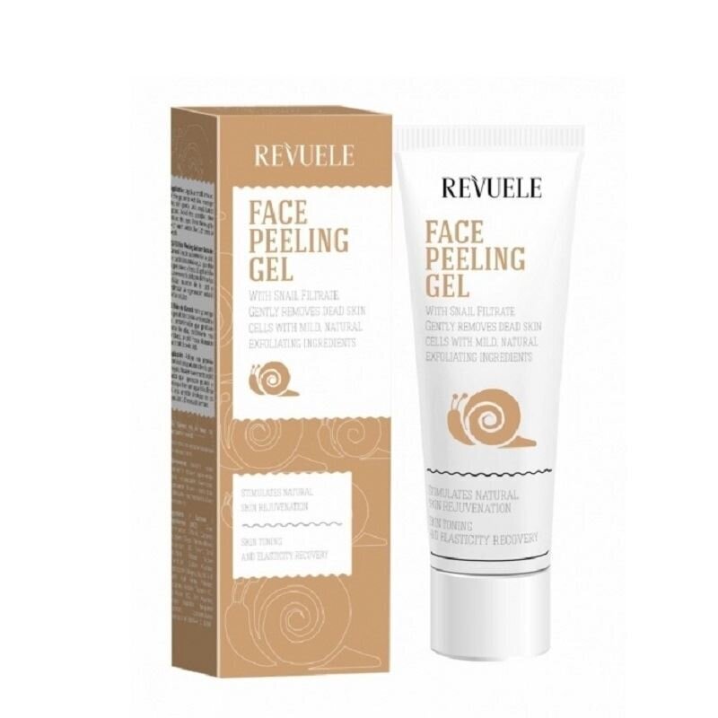 Revuele Face Peeling Gel Snail Filtrate, 80 ml hinta ja tiedot | Kasvojen puhdistusaineet | hobbyhall.fi