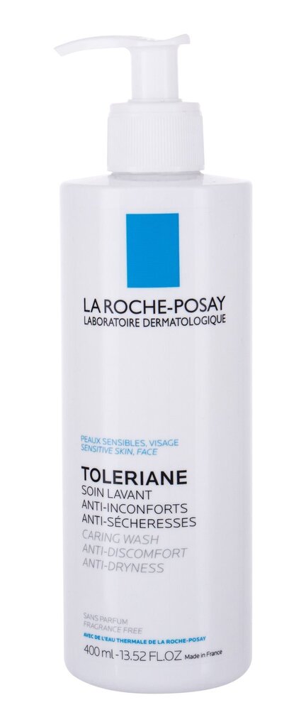 La Roche-Posay Toleriane Caring Wash puhdistusvoide 400 ml hinta ja tiedot | Kasvojen puhdistusaineet | hobbyhall.fi