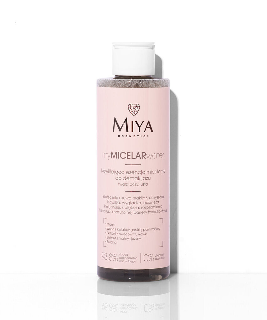 Miya Cosmetics myMICELARwater kasvovesi 200 ml hinta ja tiedot | Kasvojen puhdistusaineet | hobbyhall.fi