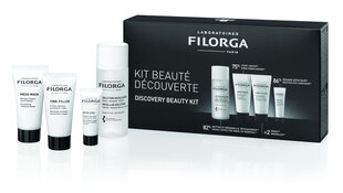 Set Filorga Discovery Beauty: misellivesi 50 ml + kasvovoide 15 ml + kasvonaamio 15 ml + silmänympärysvoide 4 ml hinta ja tiedot | Kasvojen puhdistusaineet | hobbyhall.fi