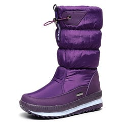 (39-Purple)Naisten lumikengät alusta talvisaappaat paksut muhkeat vedenpitävät luistamattomat saappaat muoti naisten talvikengät lämpimät turkis botas mujer hinta ja tiedot | Monot | hobbyhall.fi