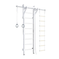 Voimistelutikkaat Wallbarz Eco 2.1, 156 x 51 x 235-270 cm, valkoinen hinta ja tiedot | WALLBARZ Urheiluvälineet | hobbyhall.fi