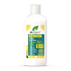 Dr. Organic Skin Clear -ihohuokosia supistava kasvovesi, 150 ml hinta ja tiedot | Kasvojen puhdistusaineet | hobbyhall.fi