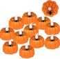 12 Pack Halloween Pumpkin Tealights Liekitön paristokäyttöinen oranssi LED hinta ja tiedot | Koristeet ja tarrat | hobbyhall.fi