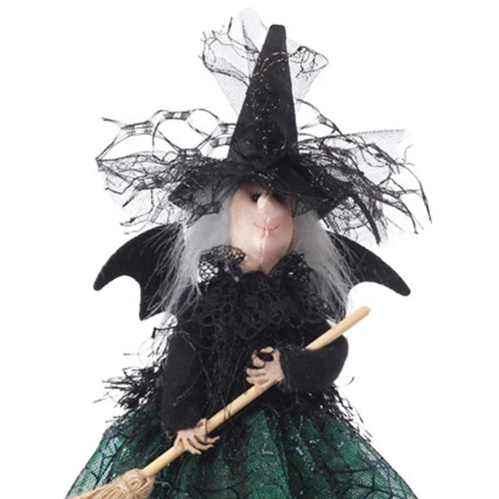 Witch Doll Ornament Halloween Doll Haunted House Rekvisiitta Party Desktop Sisustus hinta ja tiedot | Koristeet ja tarrat | hobbyhall.fi