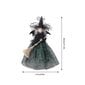 Witch Doll Ornament Halloween Doll Haunted House Rekvisiitta Party Desktop Sisustus hinta ja tiedot | Koristeet ja tarrat | hobbyhall.fi