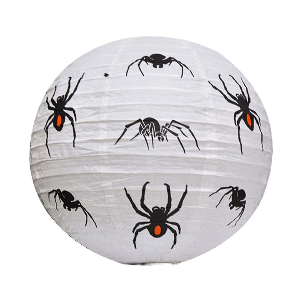 2 Pack Halloween Paper Lantern Spider Horror Atmosphere koristeet hinta ja tiedot | Koristeet ja tarrat | hobbyhall.fi