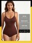 1-osainen saumaton Body Shaper Shaper Shapewear Control, Push Up, Plus koko, Synnytyksen jälkeinen palautuminen · Kahvinruskea · XL hinta ja tiedot | Naamiaisasut | hobbyhall.fi